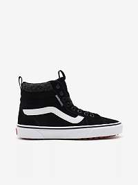 Bielo-čierne dámske semišové topánky VANS Filmore