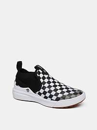 Bielo-čierne detské kockované tenisky VANS Xtremeranger