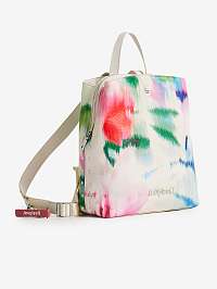 Biely dámsky batoh Desigual Focus Floral Arty Sumy Mini