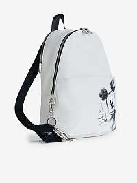 Biely dámsky batoh Desigual Mickey Mombasa 2Zippers
