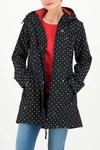 Blutsgeschwister čierna bunda Wild Weather Long Anorak Casual Anchor