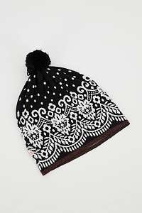 Blutsgeschwister čierne dámska čiapka Sweet Talking Beanie Black Betsy s brmbolcom