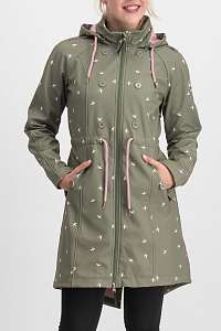 Blutsgeschwister khaki softshellový kabát Swallowtail Promenade Coat Snow Swallow - XXL