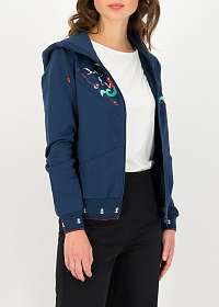 Blutsgeschwister modré mikina Beauté Vitamine Blue Denim