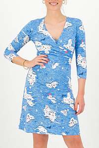 Blutsgeschwister modré šaty Pfadfinderehrenwort Dress Pelican Island