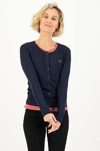Blutsgeschwister modré sveter Save The Brave Cardy