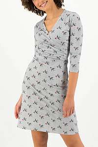 Blutsgeschwister sivé šaty Pfadfinderehrenwort Dress Carrie The Cherries