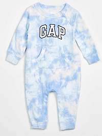 Body, overaly, sety - Baby overal french terry logo Modrá
