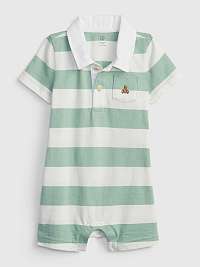Body, overaly, sety - Baby polo overal Brannan Zelená