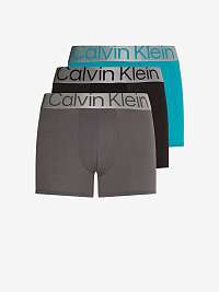 Boxerky pre mužov Calvin Klein - sivá, čierna, tyrkysová