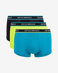 Boxerky pre mužov Emporio Armani - čierna, modrá, zelená