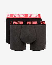 Boxerky pre mužov Puma - čierna, sivá