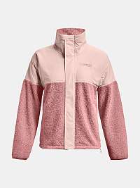 Bunda Under Armour UA Mission Boucle Swacket - ružová