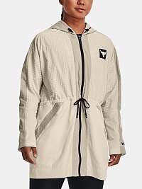 Bunda Under Armour UA Project Rock Woven Jkt - hnedá