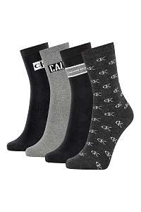 Calvin Klein 4 pack darčekový ponožiek Black Combo