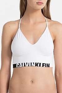 Calvin Klein biela bezšvová podprsenka Seamless Bralette