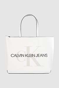 Calvin Klein biela kabelka shopper