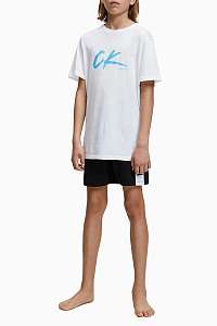 Calvin Klein biele chlapčenské tričko Tee