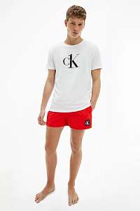Calvin Klein biele pánske tričko Relaxed Crew Tee