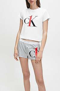 Calvin Klein biele pyžamo S/S Short set