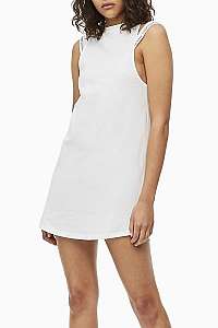 Calvin Klein biele šaty Tank Dress PVH White s logom