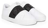 Calvin Klein biele tenisky Cupsole Slipon Elastic