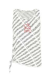 Calvin Klein biele tielko Side Knotted Tank Print