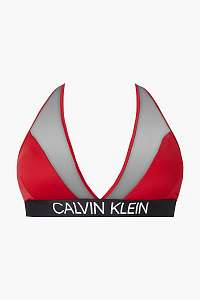 Calvin Klein červené horný diel plaviek Hight Apex Triangle-RP
