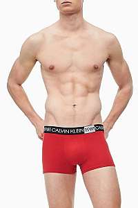Calvin Klein červené pánske boxerky Trunk s logom 1981