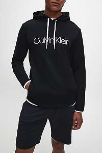 Calvin Klein čierna pánska mikina s kapucňou L/S Hoodie