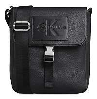 Calvin Klein čierna pánska taška Micro Pebble Flap Crossbody