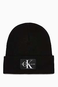 Calvin Klein čierna unisex čiapka J Basic Knitted Beanie Black Beauty