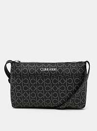 Calvin Klein čierne crossbody kabelka EW Xbody Monogram