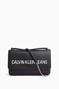 Calvin Klein čierne kabelka Sculpted LG EW Flap Black