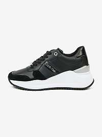 Calvin Klein čierne kožené tenisky Rylie Lace Up 2