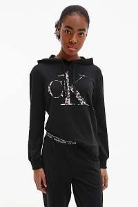 Calvin Klein čierne mikina L/S Sweatshirt s kapucňou