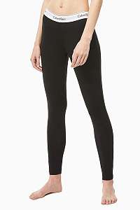 Calvin Klein čierne nohavice Legging Pant s bielou gumou