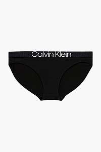 Calvin Klein čierne nohavičky Bikini s logom