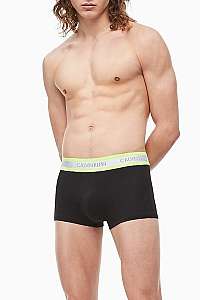 Calvin Klein čierne pánske boxerky Trunk Neon Hazard