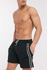 Calvin Klein čierne pánske kraťasy Short Jersey Short