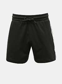 Calvin Klein čierne pánske kraťasy Sportstyle Terry Short