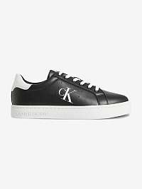 Calvin Klein čierne pánske tenisky Cupsole Laceup
