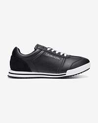 Calvin Klein čierne pánske tenisky Low Profile Lace up