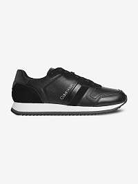 Calvin Klein čierne pánske tenisky Low Top Lace Up Leather