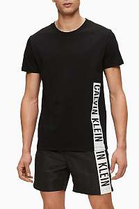 Calvin Klein čierne pánske tričko Relaxed Crew Tee