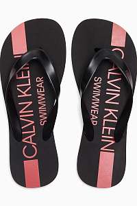 Calvin Klein čierne pánske žabky FF Sandals