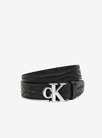 Calvin Klein čierne pánsky kožený opasok