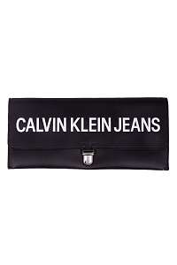 Calvin Klein čierna listová kabelka Lg Ew Clutch Black