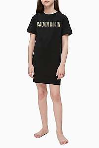 Calvin Klein čierne šaty SS Nightdress