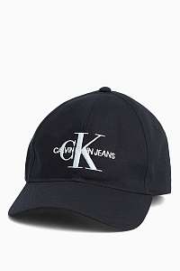 Calvin Klein čierna šiltovka J Monogram Cap Black Beauty
